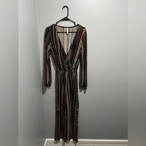 Gilli Multicolor Striped Long Sleeve Romper